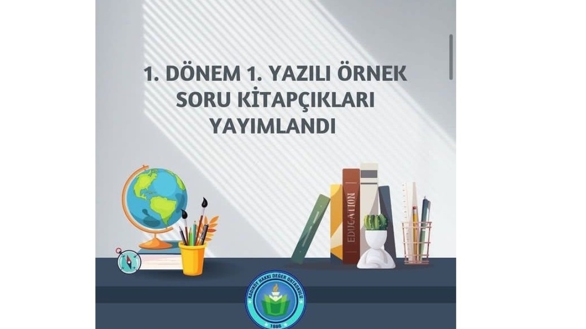 1. DONEM 1. YAZILI ORNEK SORU KİITAPÇIKLARI YAYIMLANDI - Hakkı Değer ...