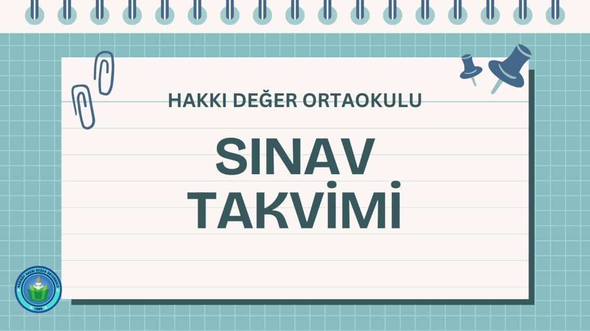 2. Dönem 2.Ortak Sınav Takvimi Belirlendi